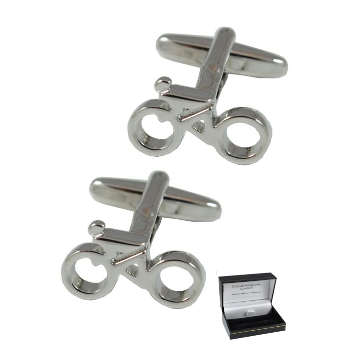 Racing Bike Cufflinks Pewter Gift Boxed or Pouched QUANTITY DISCOUNT 